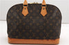 Authentic Louis Vuitton Monogram Alma Hand Bag Purse M51130 LV K4639