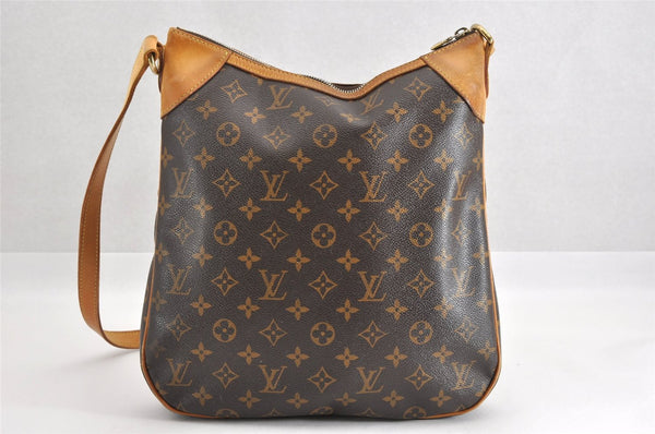 Auth Louis Vuitton Monogram Odeon MM Shoulder Cross Bag M56389 LV Junk K4640