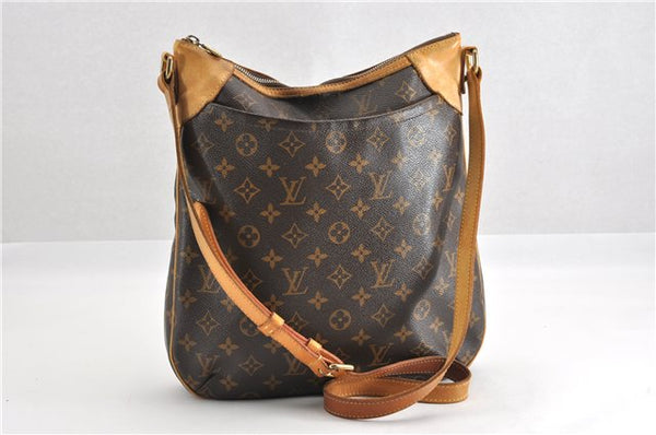 Auth Louis Vuitton Monogram Odeon MM Shoulder Cross Bag M56389 LV Junk K4640