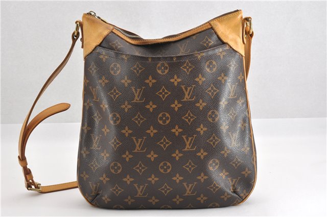 Auth Louis Vuitton Monogram Odeon MM Shoulder Cross Bag M56389 LV Junk K4640