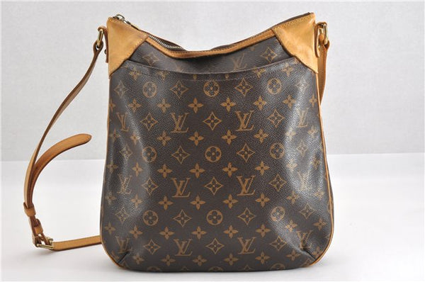 Auth Louis Vuitton Monogram Odeon MM Shoulder Cross Bag M56389 LV Junk K4640