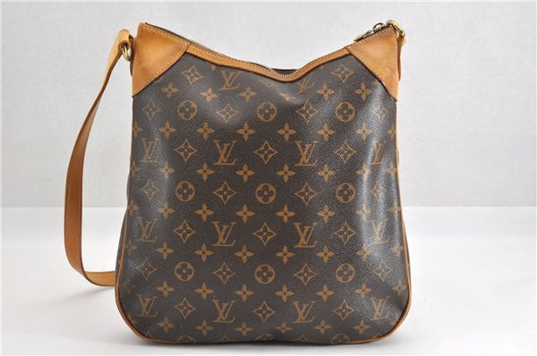 Auth Louis Vuitton Monogram Odeon MM Shoulder Cross Bag M56389 LV Junk K4640