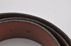 Authentic HERMES Large Constance Leather Belt Size 75cm 29.5" Navy Brown K4641