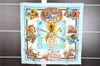 Authentic HERMES Carre 90 Scarf "NEW-ORIGINAL CREOLE JAZZ" Silk Blue Box K4642