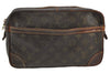 Authentic Louis Vuitton Monogram Compiegne 28 Clutch Hand Bag M51845 LV K4644