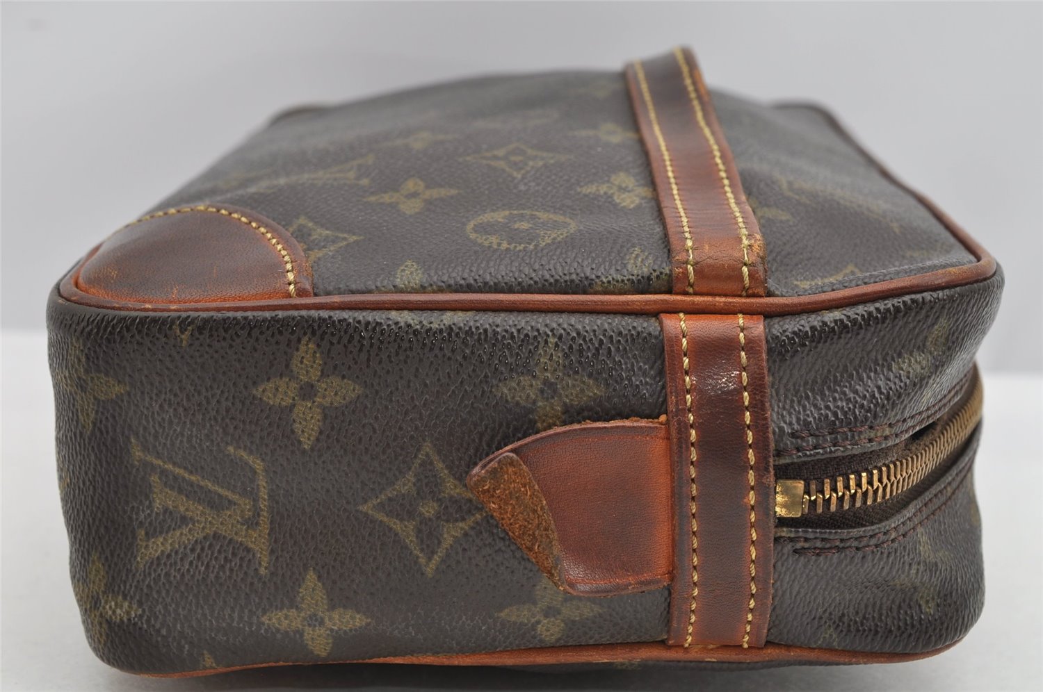 Authentic Louis Vuitton Monogram Compiegne 28 Clutch Hand Bag M51845 LV K4644