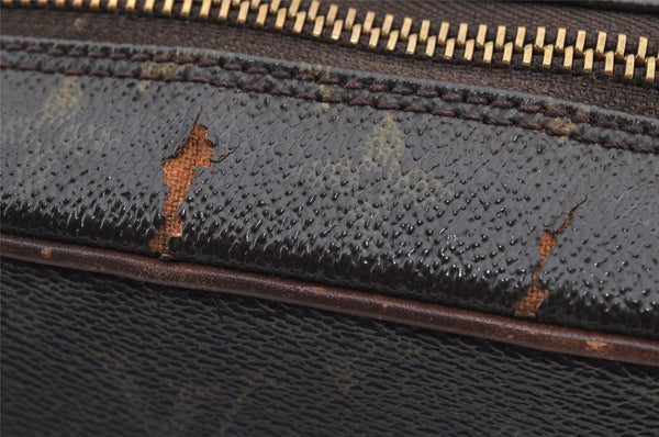 Authentic Louis Vuitton Monogram Compiegne 28 Clutch Hand Bag M51845 LV K4644