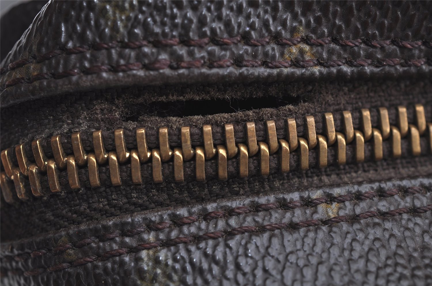 Authentic Louis Vuitton Monogram Compiegne 28 Clutch Hand Bag M51845 LV K4644