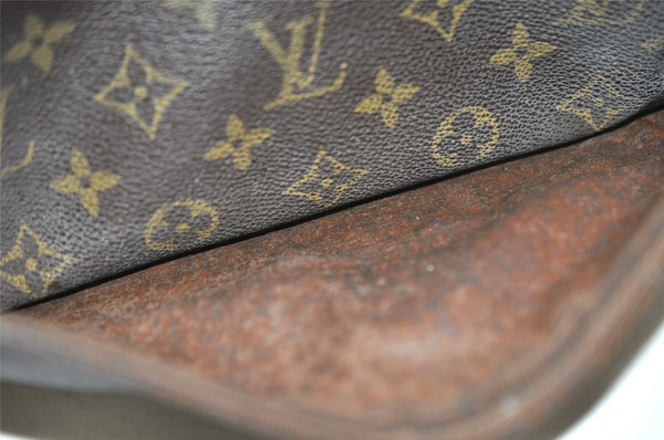 Authentic Louis Vuitton Monogram Compiegne 28 Clutch Hand Bag M51845 LV K4644