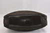 Authentic GUCCI Bamboo Shoulder Bag Purse Nylon Leather Brown K4645