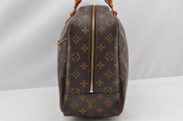 Authentic Louis Vuitton Monogram Deauville Hand Bag M47270 LV K4646