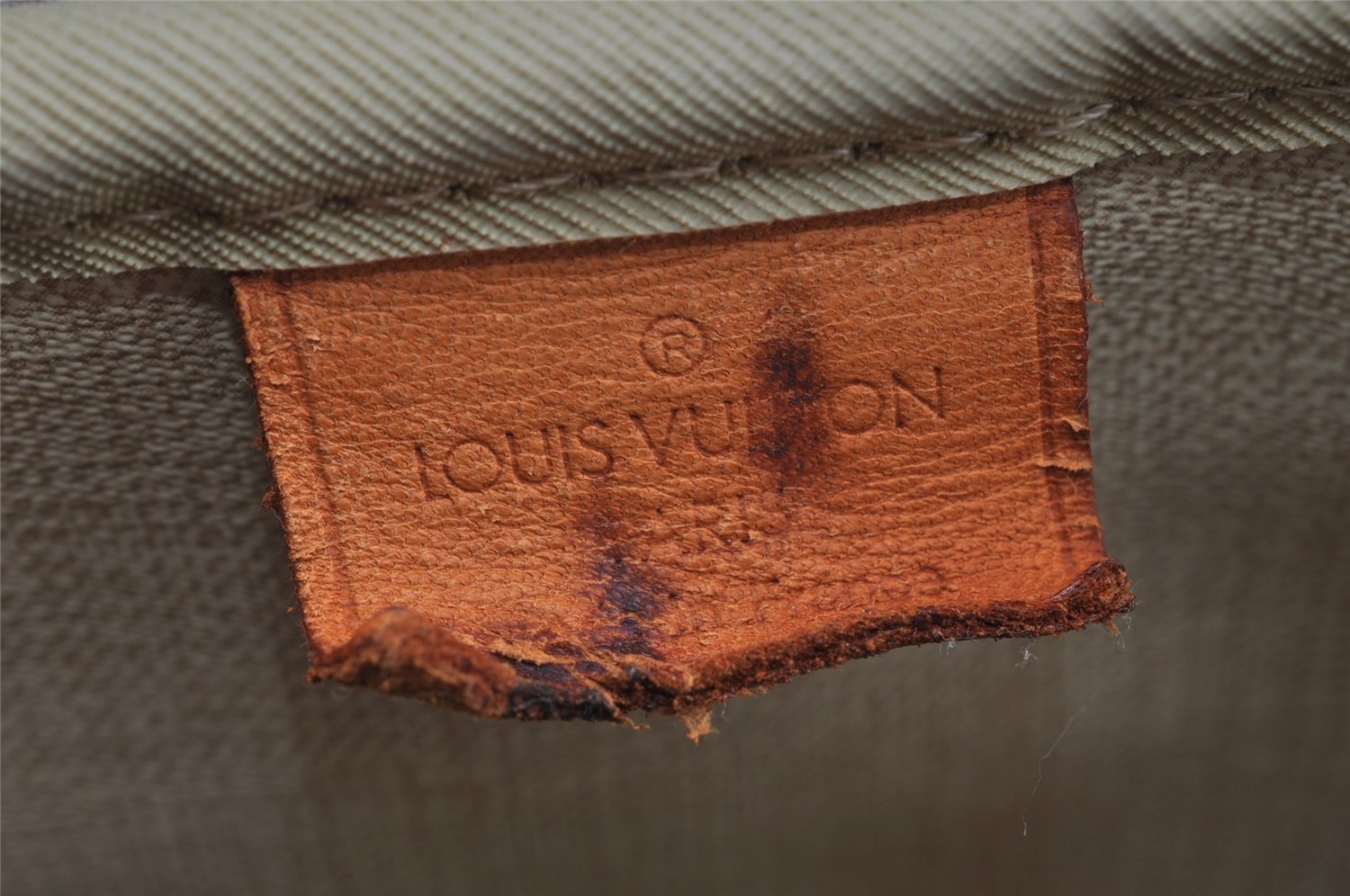 Authentic Louis Vuitton Monogram Deauville Hand Bag M47270 LV K4646