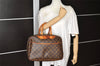 Authentic Louis Vuitton Monogram Deauville Hand Bag M47270 LV K4646