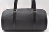 Authentic Louis Vuitton Epi Soufflot Hand Bag Black M52222 LV K4647