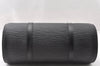 Authentic Louis Vuitton Epi Soufflot Hand Bag Black M52222 LV K4647