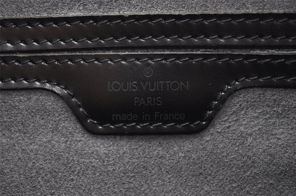 Authentic Louis Vuitton Epi Soufflot Hand Bag Black M52222 LV K4647