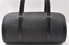 Authentic Louis Vuitton Epi Soufflot Hand Bag Black M52222 LV K4647