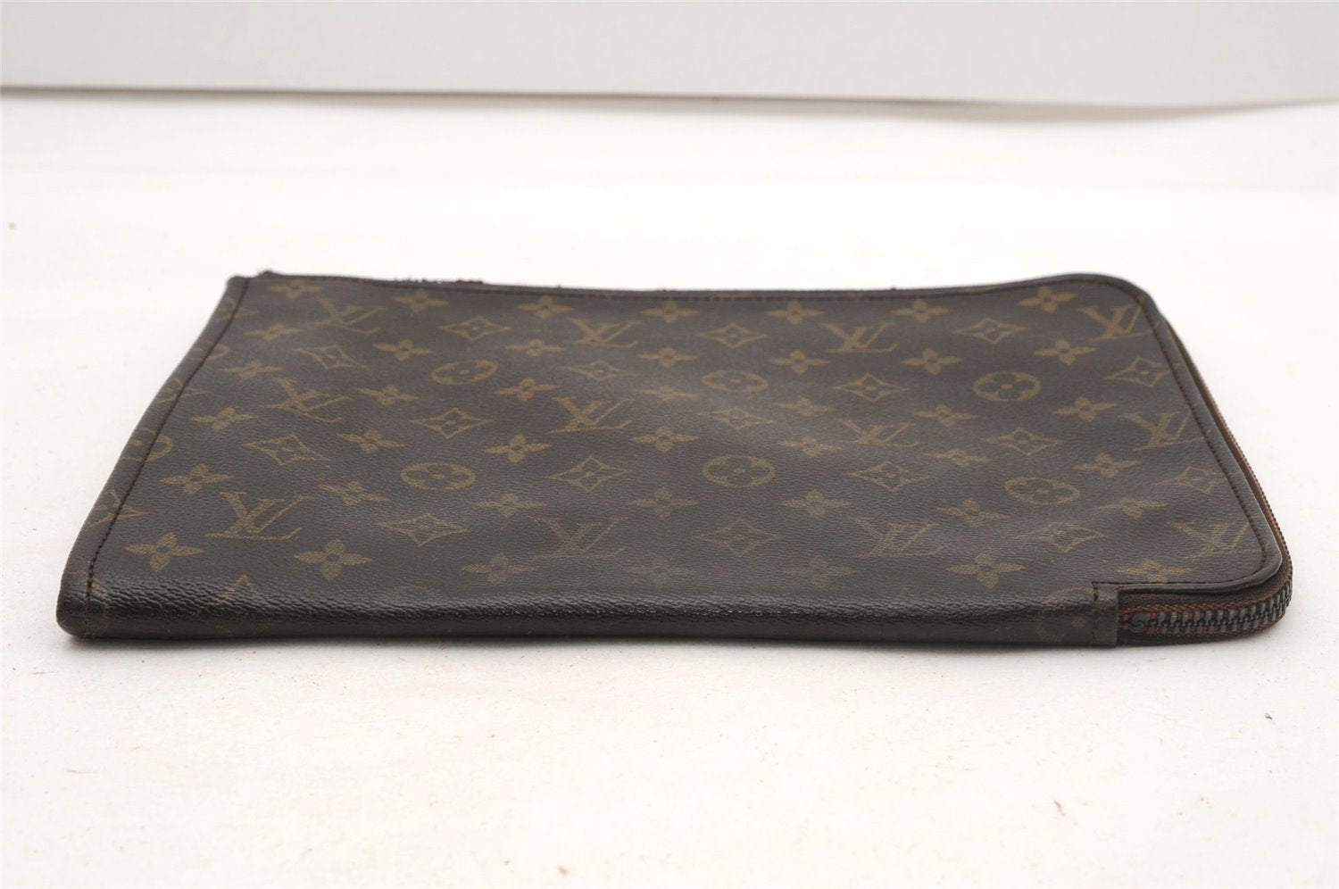 Authentic Louis Vuitton Monogram Poche Documents Document Case M53400 LV K4648