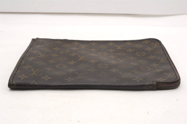 Authentic Louis Vuitton Monogram Poche Documents Document Case M53400 LV K4648