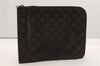 Authentic Louis Vuitton Monogram Poche Documents Document Case M53400 LV K4648