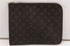 Authentic Louis Vuitton Monogram Poche Documents Document Case M53400 LV K4648