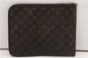 Authentic Louis Vuitton Monogram Poche Documents Document Case M53400 LV K4648