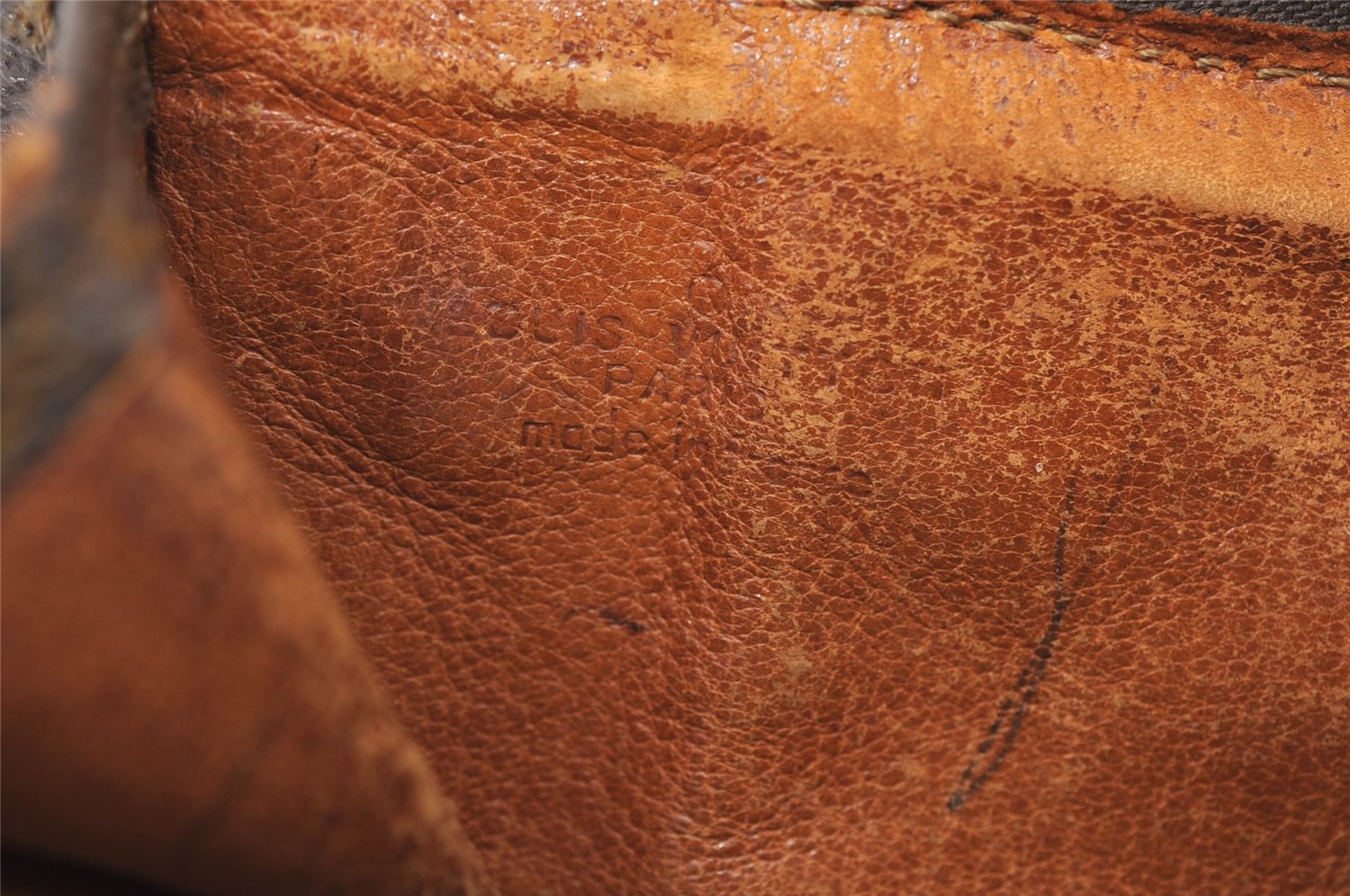 Authentic Louis Vuitton Monogram Poche Documents Document Case Old Model K4650