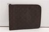Authentic Louis Vuitton Monogram Poche Documents Document Case Old Model K4650