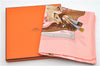 Authentic HERMES Carre 90 Scarf "Memoire d'Hermes" Silk Pink Box K4653