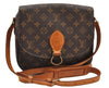Authentic Louis Vuitton Monogram Saint Cloud GM M51242 Shoulder Cross Bag K4654