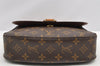 Authentic Louis Vuitton Monogram Saint Cloud GM M51242 Shoulder Cross Bag K4654