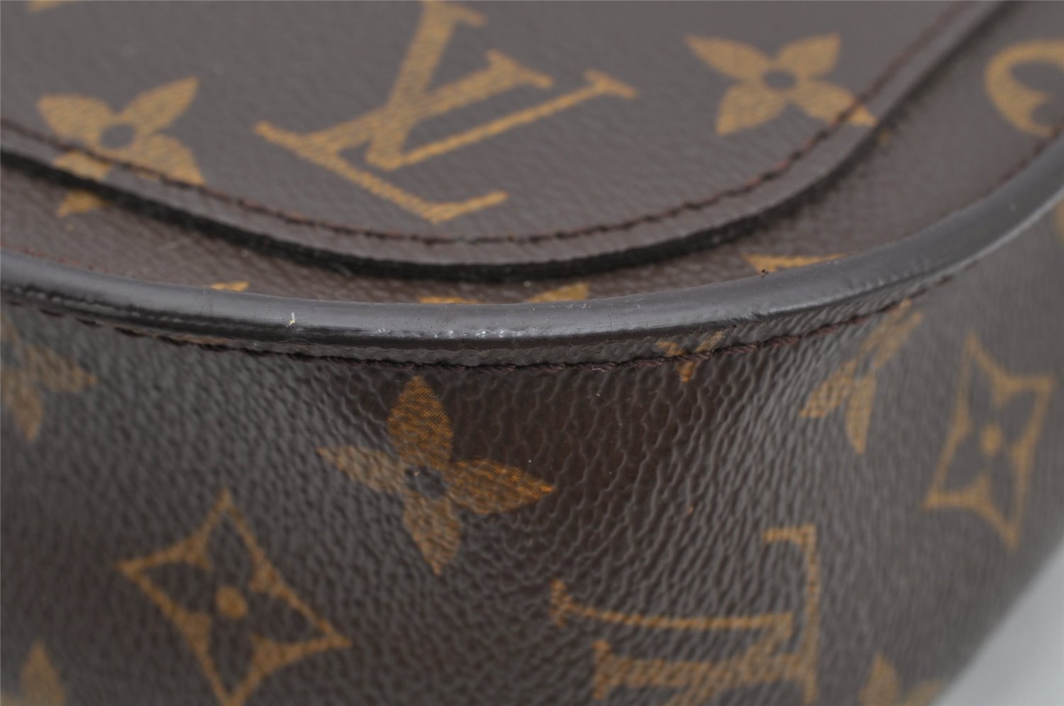 Authentic Louis Vuitton Monogram Saint Cloud GM M51242 Shoulder Cross Bag K4654