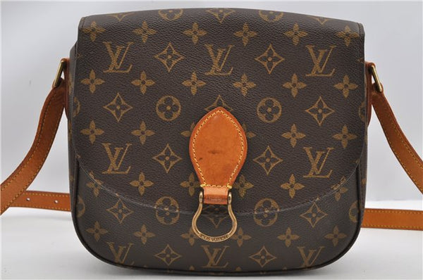 Authentic Louis Vuitton Monogram Saint Cloud GM M51242 Shoulder Cross Bag K4654