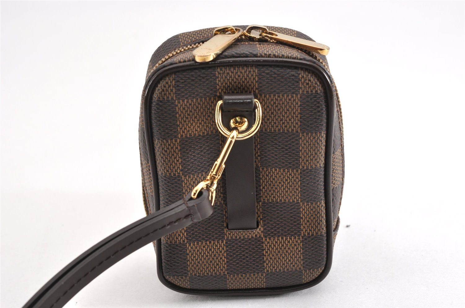 Authentic Louis Vuitton Damier Etui Okapi PM Camera Case Pouch N61738 LV K4656