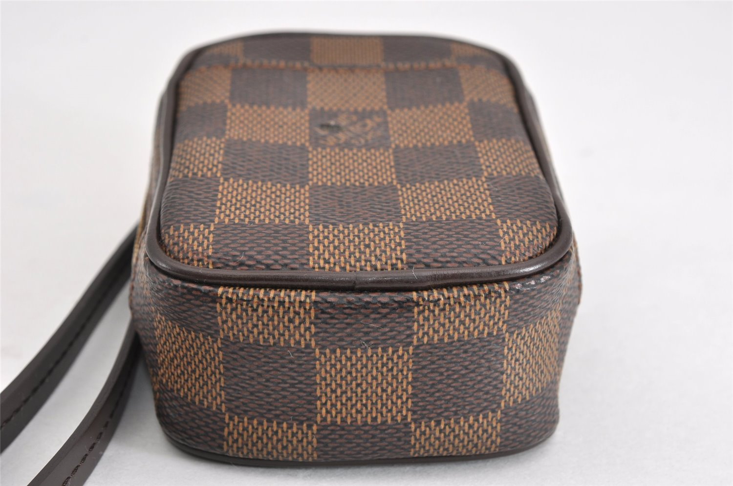 Authentic Louis Vuitton Damier Etui Okapi PM Camera Case Pouch N61738 LV K4656