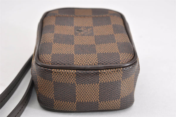 Authentic Louis Vuitton Damier Etui Okapi PM Camera Case Pouch N61738 LV K4656