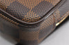 Authentic Louis Vuitton Damier Etui Okapi PM Camera Case Pouch N61738 LV K4656