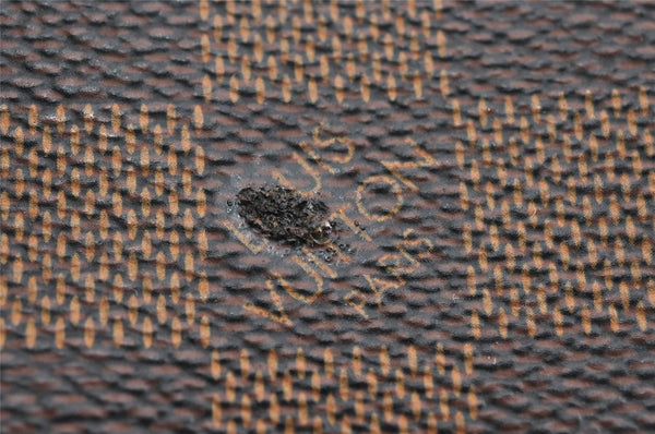 Authentic Louis Vuitton Damier Etui Okapi PM Camera Case Pouch N61738 LV K4656