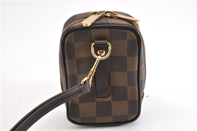 Authentic Louis Vuitton Damier Etui Okapi PM Camera Case Pouch N61738 LV K4656