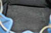Authentic Louis Vuitton Epi Petit Noe Shoulder Drawstring Bag M44105 Blue K4659