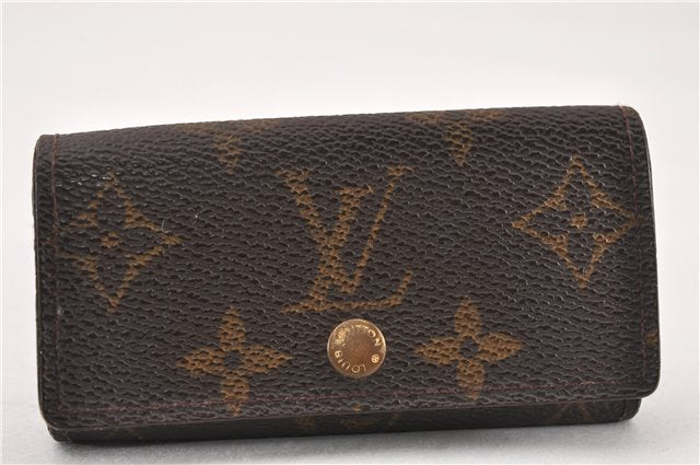 Authentic Louis Vuitton Monogram Multicles 4 Four Hooks Key Case M62631 LV K4660