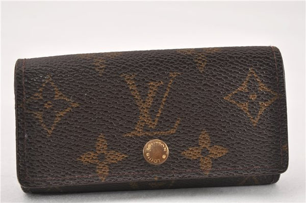 Authentic Louis Vuitton Monogram Multicles 4 Four Hooks Key Case M62631 LV K4660