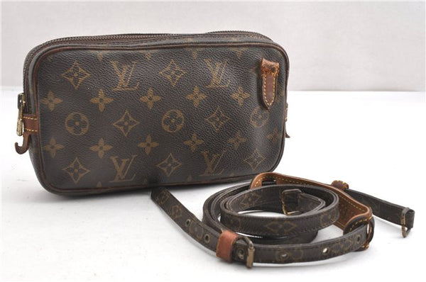 Auth Louis Vuitton Monogram Marly Bandouliere Shoulder Bag M51828 Junk K4661
