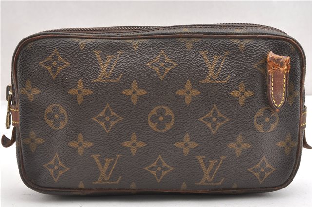 Auth Louis Vuitton Monogram Marly Bandouliere Shoulder Bag M51828 Junk K4661