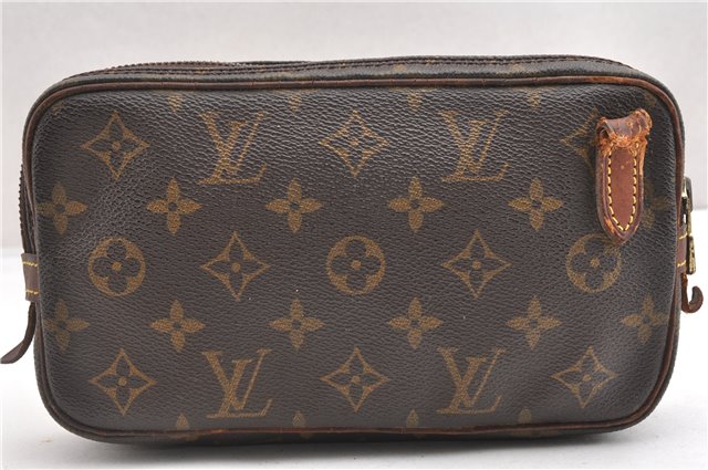 Auth Louis Vuitton Monogram Marly Bandouliere Shoulder Bag M51828 Junk K4661