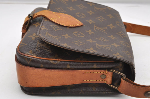 Authentic Louis Vuitton Monogram Cartouchiere MM M51253 Shoulder Cross Bag K4662