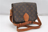 Authentic Louis Vuitton Monogram Cartouchiere MM M51253 Shoulder Cross Bag K4662