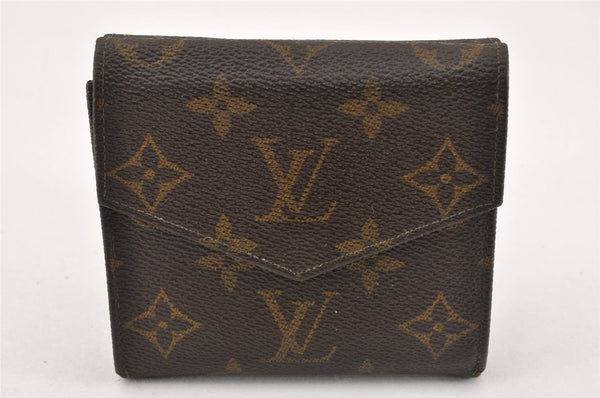 Authentic Louis Vuitton Monogram Porte Monnaie Billets Wallet M61660 LV K4664