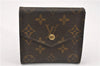 Authentic Louis Vuitton Monogram Porte Monnaie Billets Wallet M61660 LV K4664