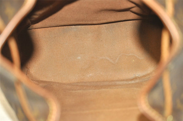 Authentic Louis Vuitton Monogram Montsouris MM Backpack M51136 LV K4665